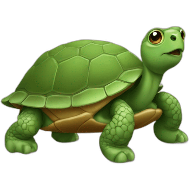 Tortue sur caca emoji