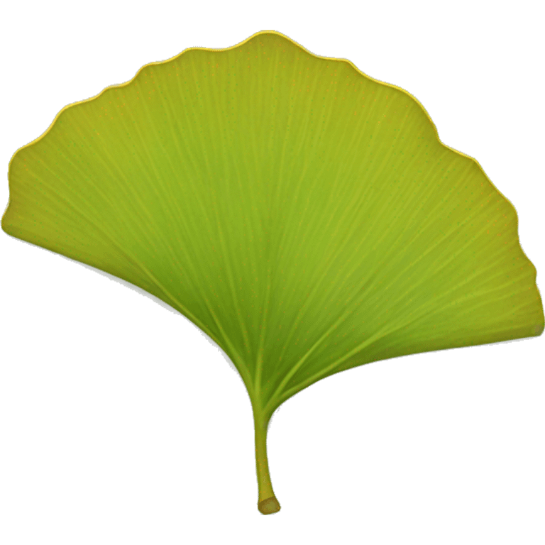 Ginkgo leaf emoji