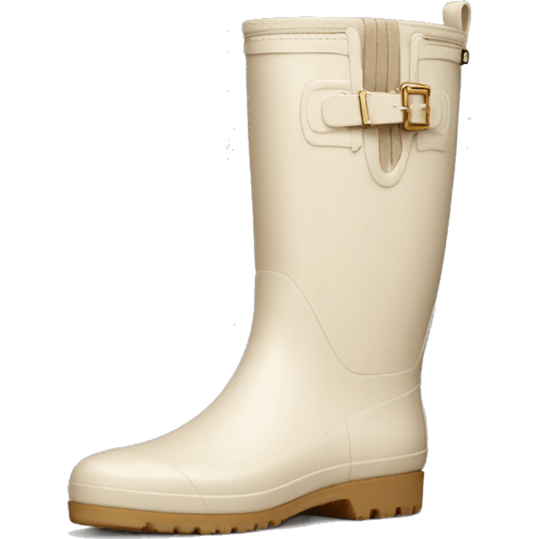 Burberry rain boots emoji