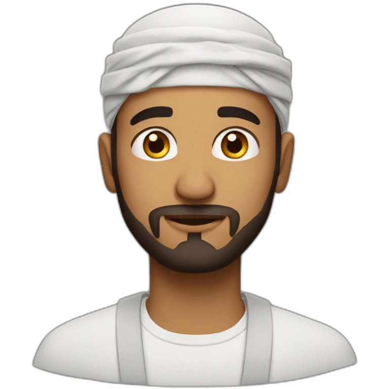 Muslim guy so much disappointed  emoji