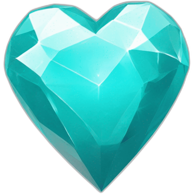 Coeur sur diamant emoji