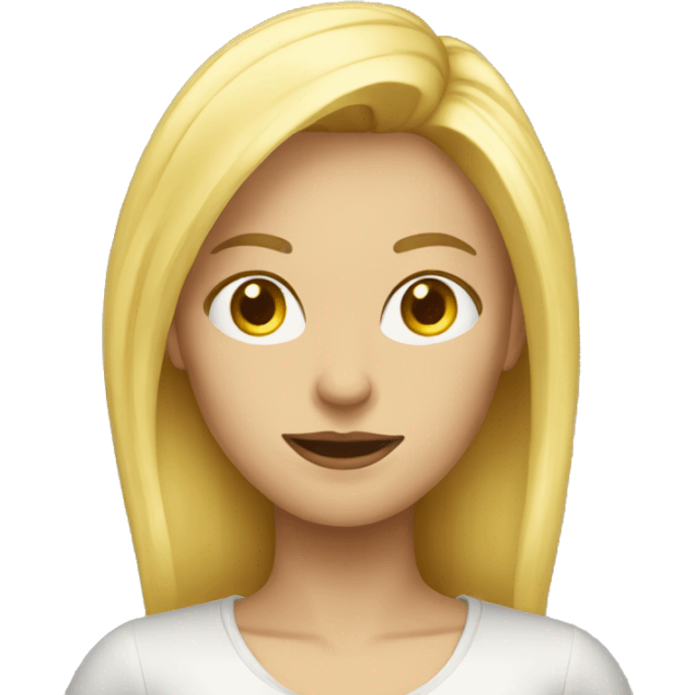 Femme blonde qui fume emoji