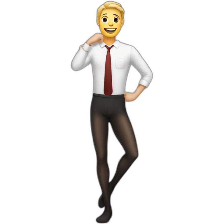 men wearing pantyhose emoji