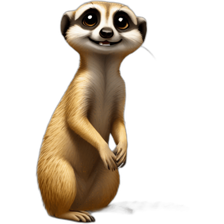 Meerkat say hi emoji