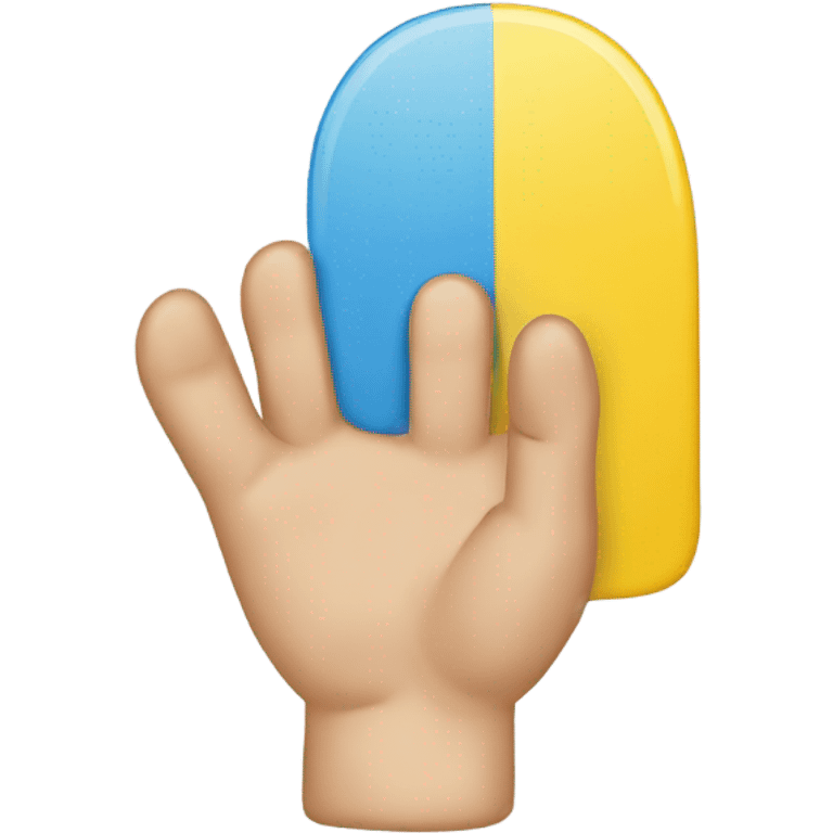 Hand mit Adilette  emoji