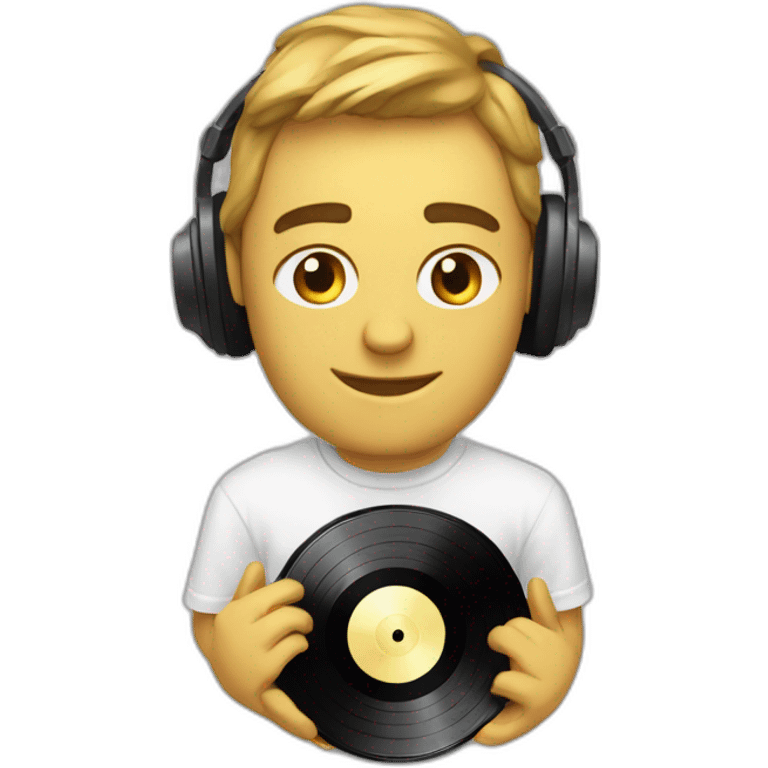 un tocadiscos emoji