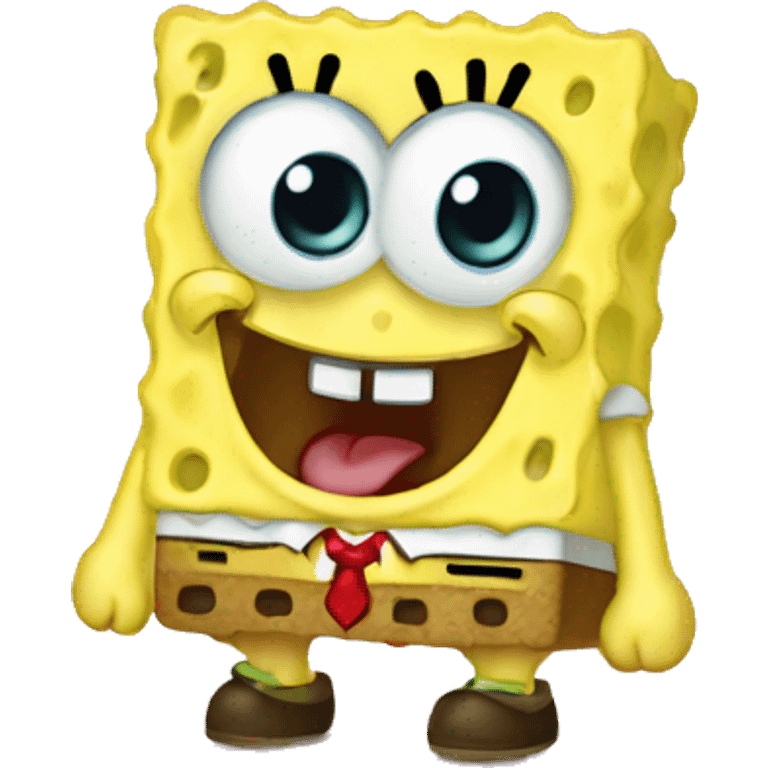 cute baby sponge bob emoji