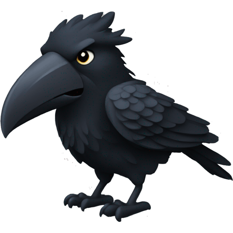 Corbeau viking emoji