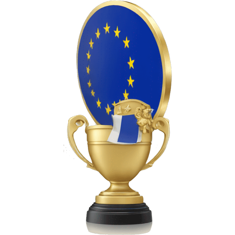 european-union-flag on trophee circle emoji