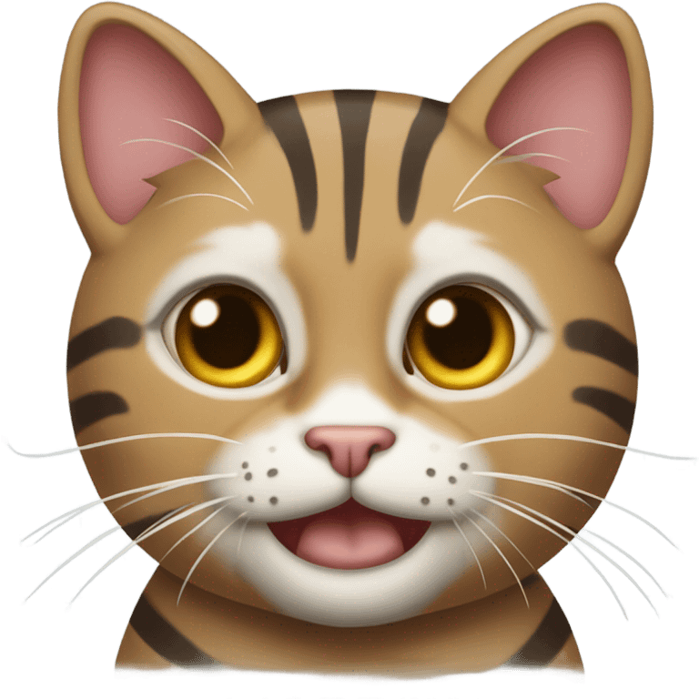 Great tabby cat emoji