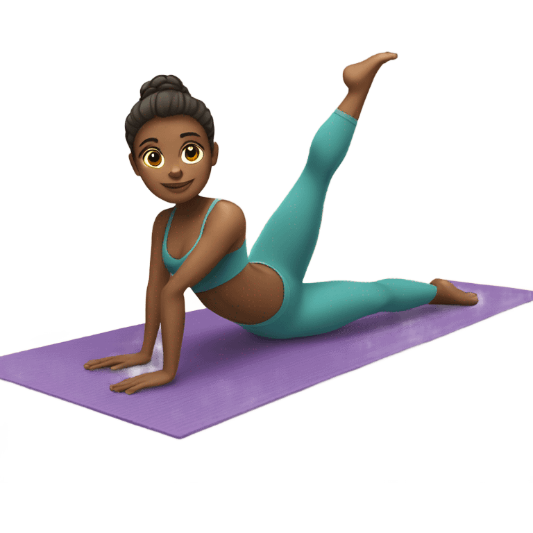 Pilates girl emoji