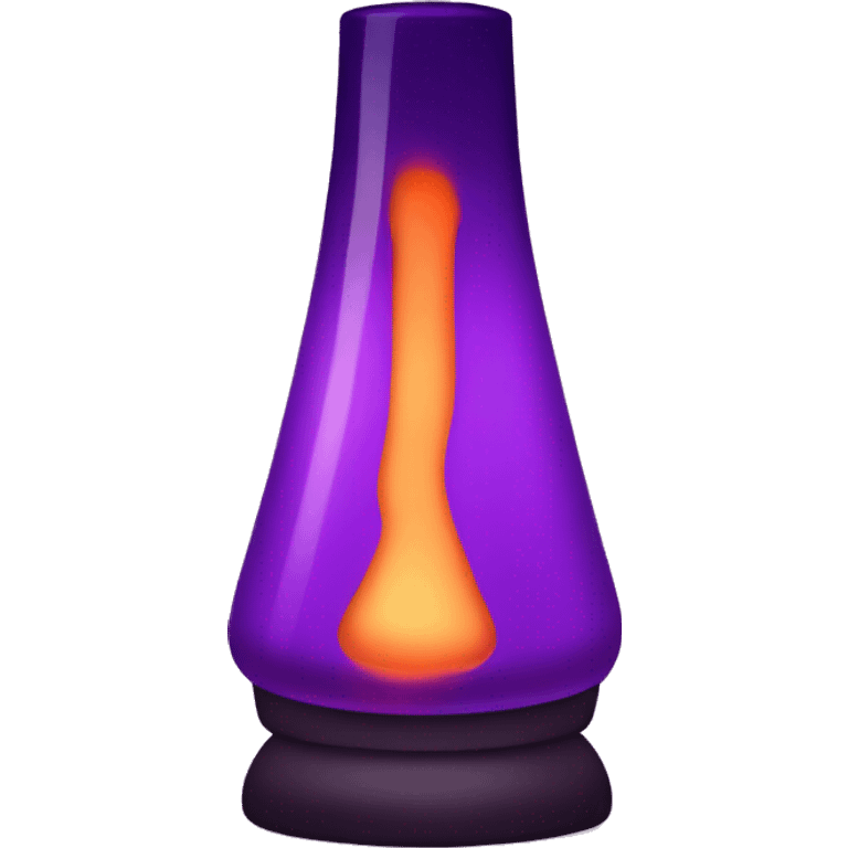 Purple lava lamp emoji