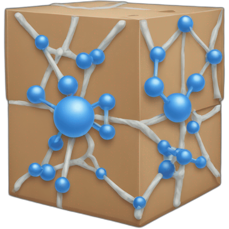 a box with atoms inside emoji