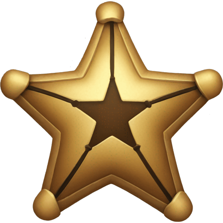 sheriff's star emoji