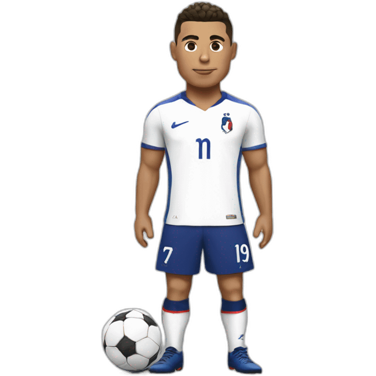 Ronaldo avec maillot de la France emoji