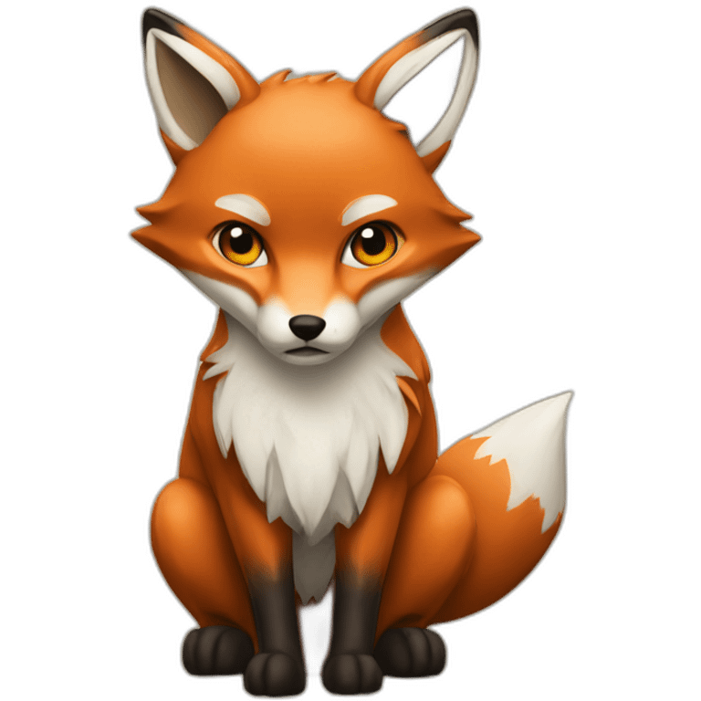 fox broken into piecws emoji