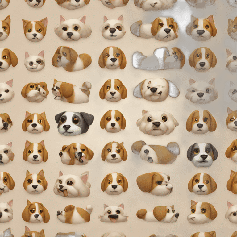 Chien et chat emoji