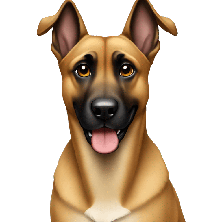 malinois prends des notes emoji