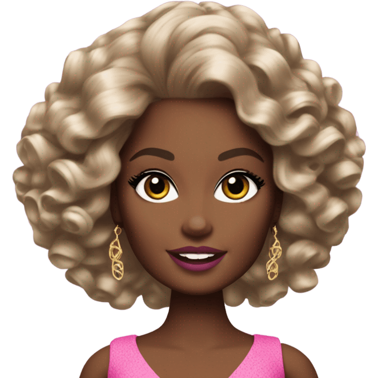 Black Barbie  emoji