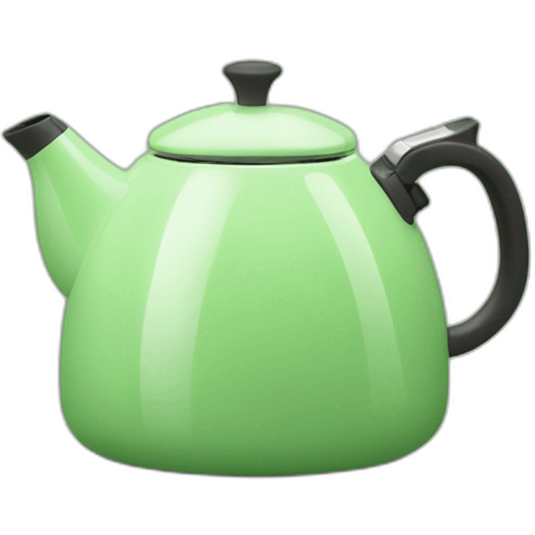 Light green aesthetic mini kettle emoji