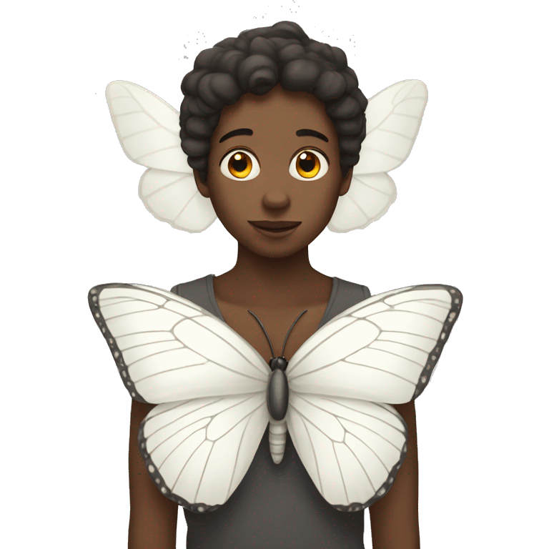 White butterfly emoji