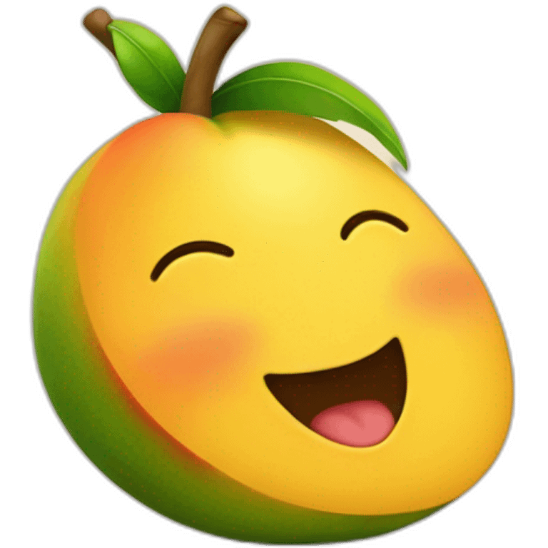 Cute Mango smile emoji