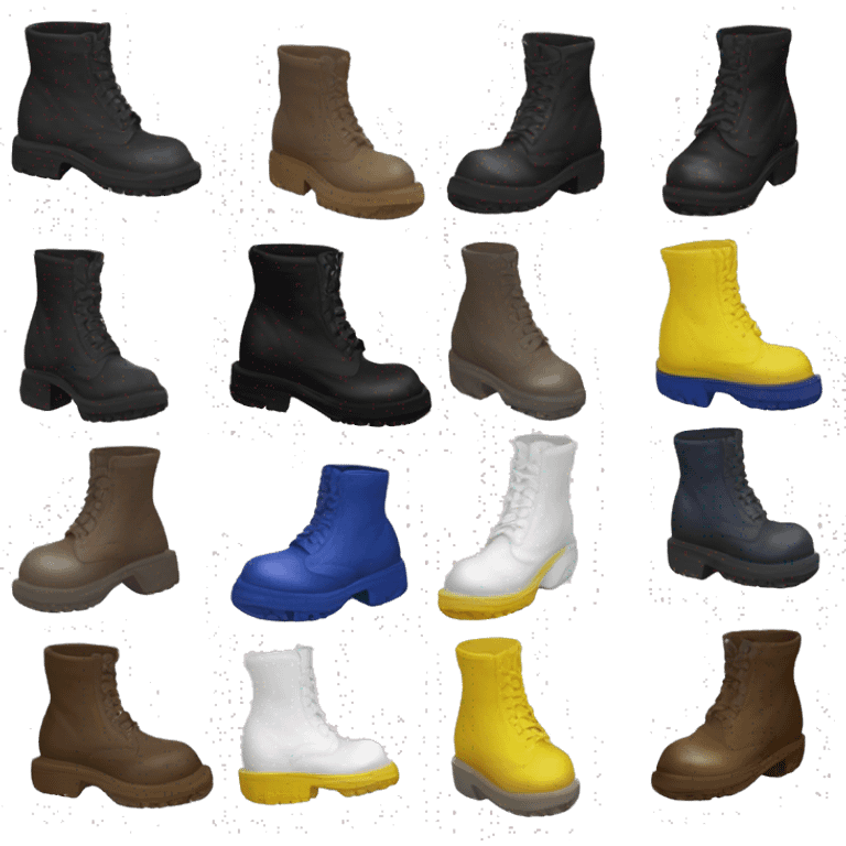 Balenciaga Steroid boots emoji