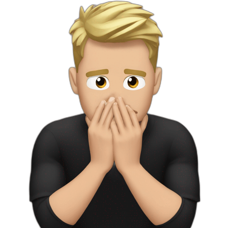 Eddie Howe biting nails emoji