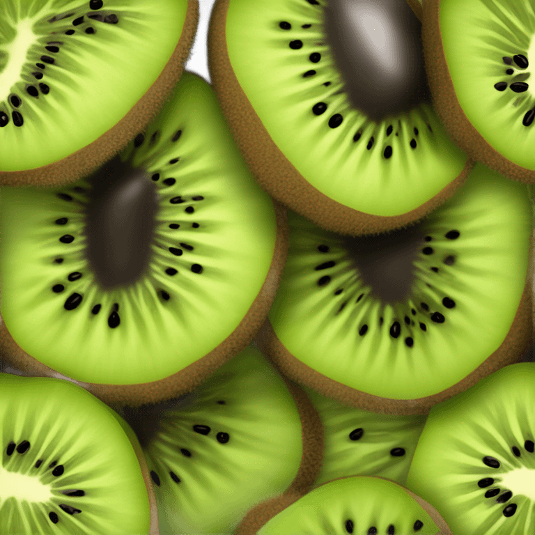 3d kiwi fruit emoji