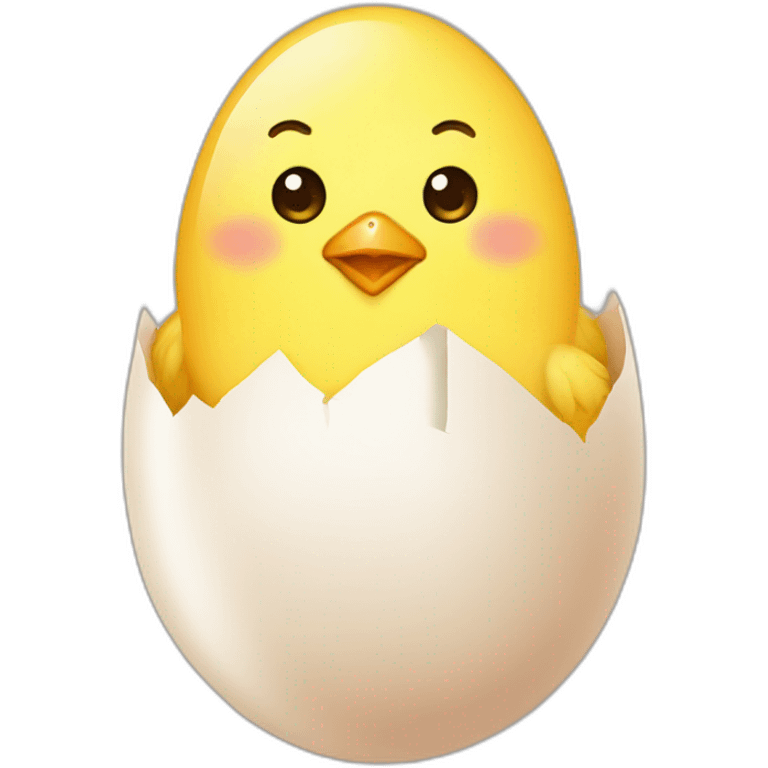 chick in egg emoji