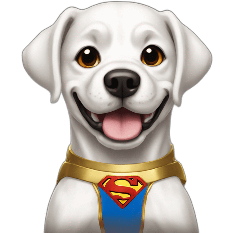 Krypto Superman's dog emoji