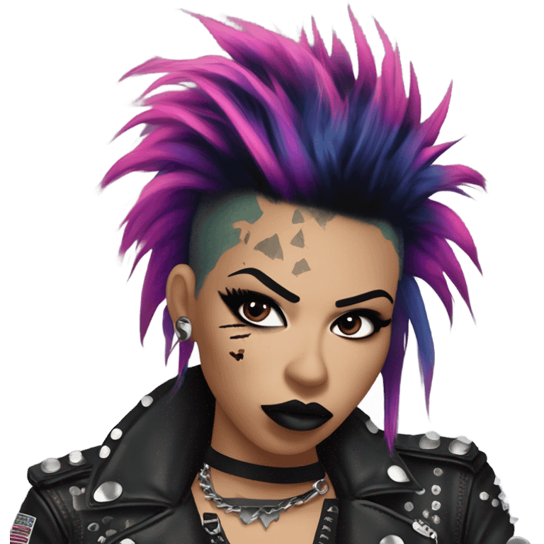 PUNK ROCK SINGER  emoji