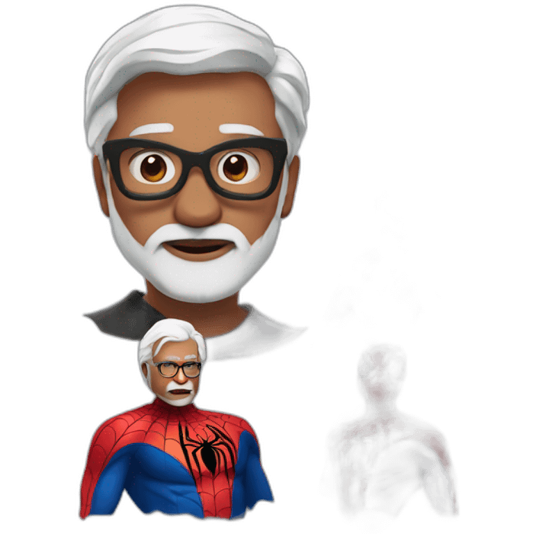 MODI AS SPIDER-MAN emoji