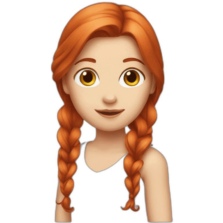 Redhead girl emoji