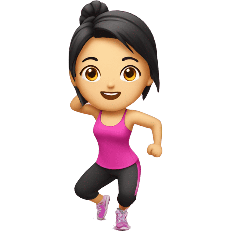 zumba asian emoji