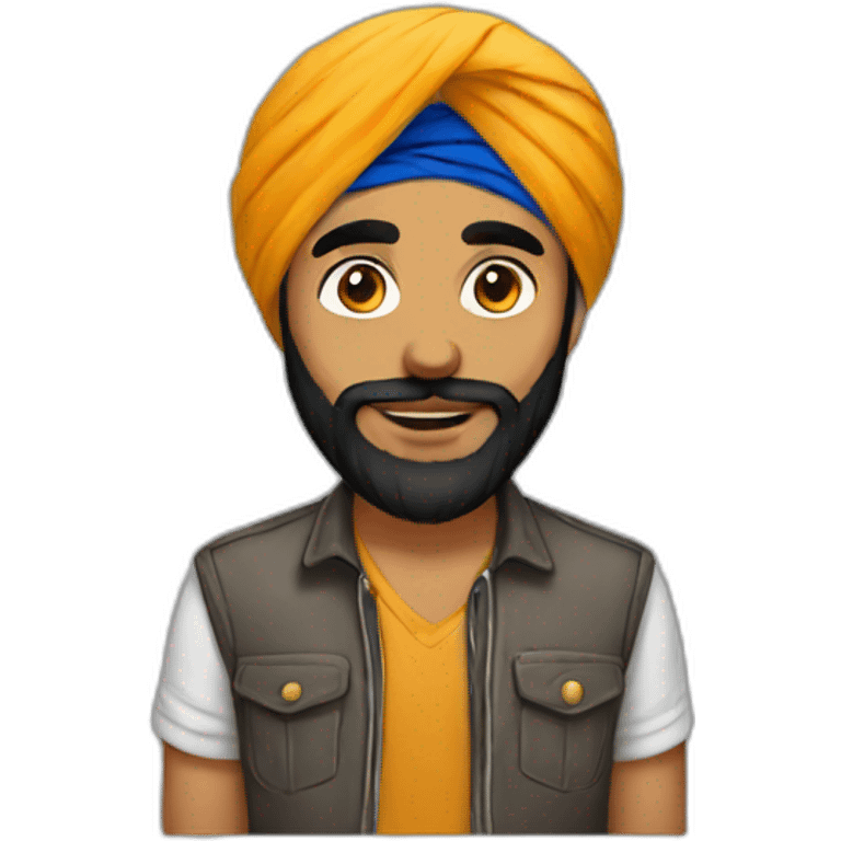 Sikh boyfriend emoji