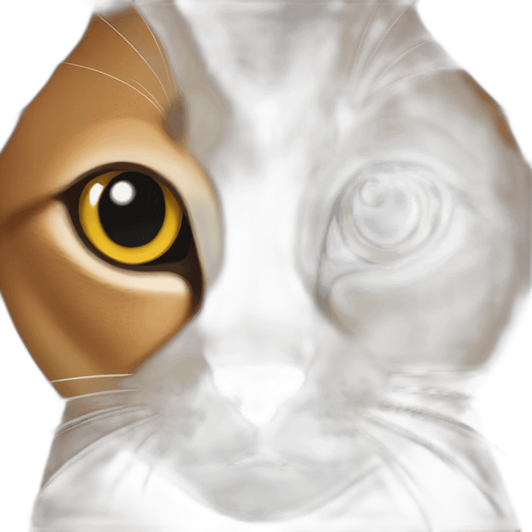 an abyssinian cat emoji