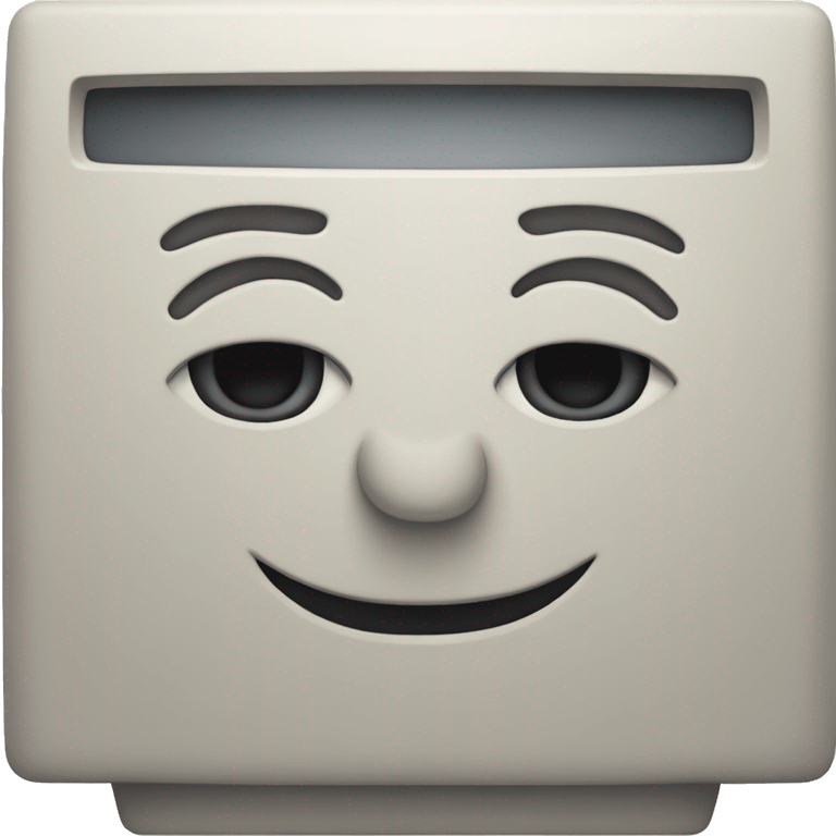 an old Macintosh  emoji