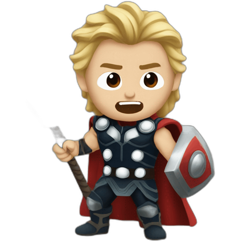 Thor destroye emoji