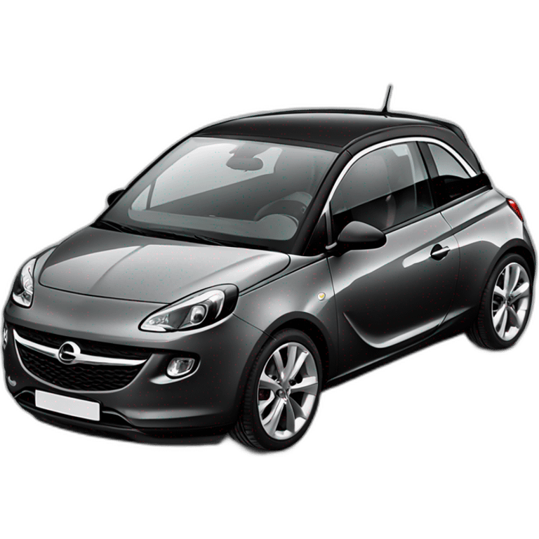 opel adam noire toit blanc emoji