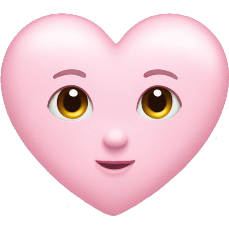 Baby pink heart emoji