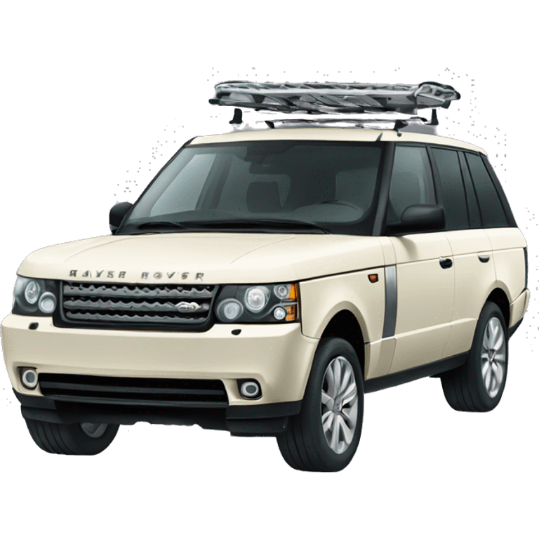 Range Rover with a bow emoji