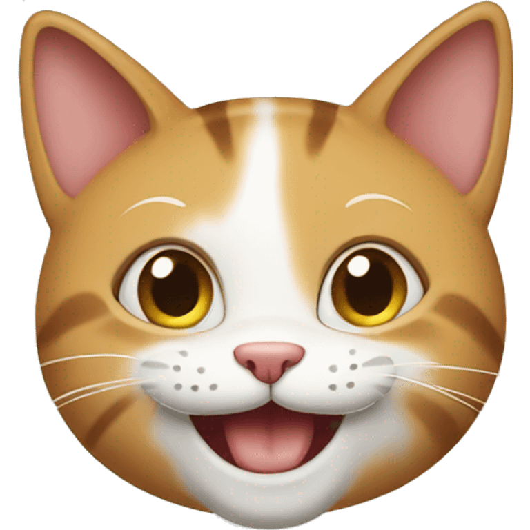 Happy cat emoji