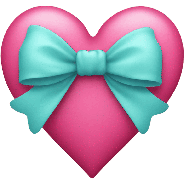 cute heart with bow emoji