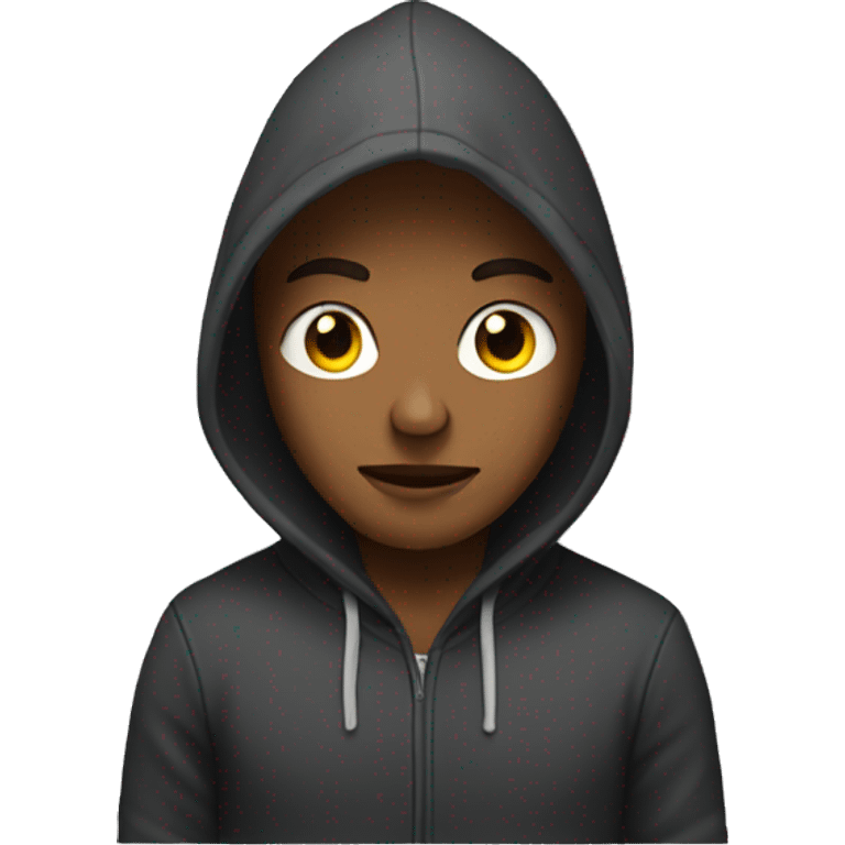 Person in a hoodie emoji