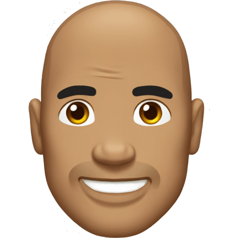 the rock with a bow of rice emoji