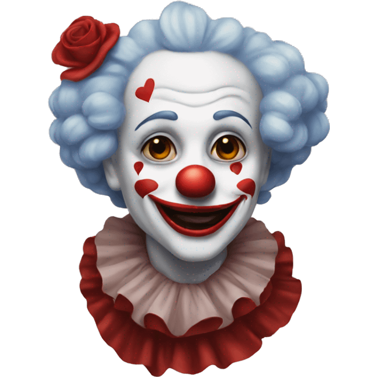 Art the clown in love emoji