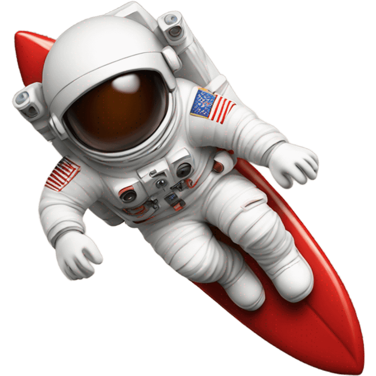 Astronaut surfing on cola  emoji