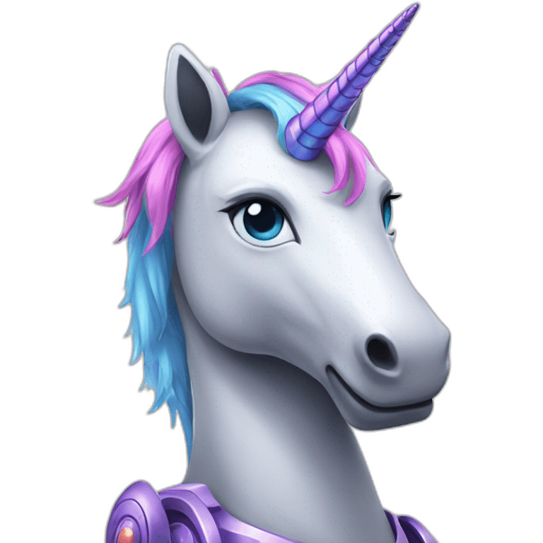 robot unicorn emoji