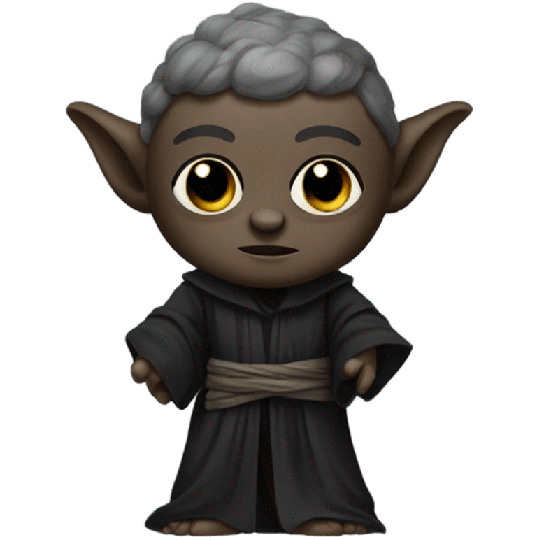 black yoda emoji